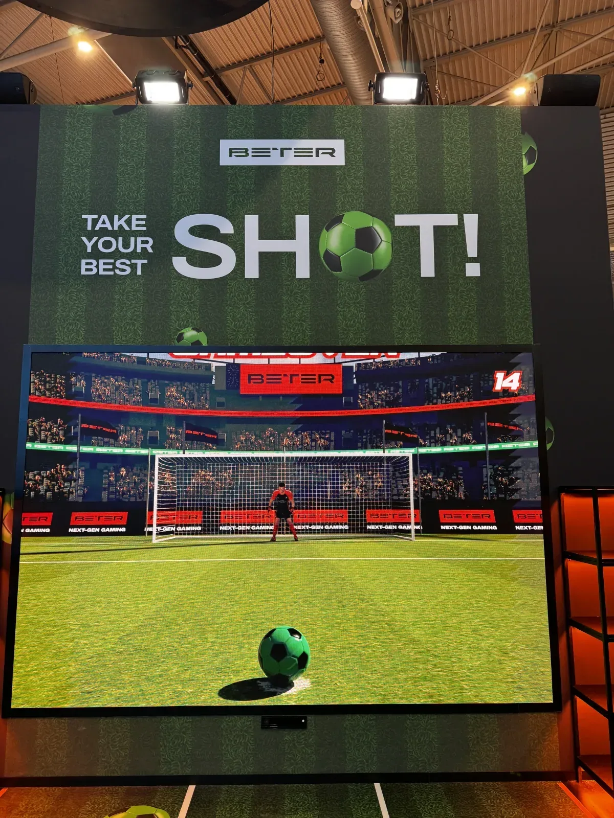Symulator rzutów karnych dla marki z branży iGaming